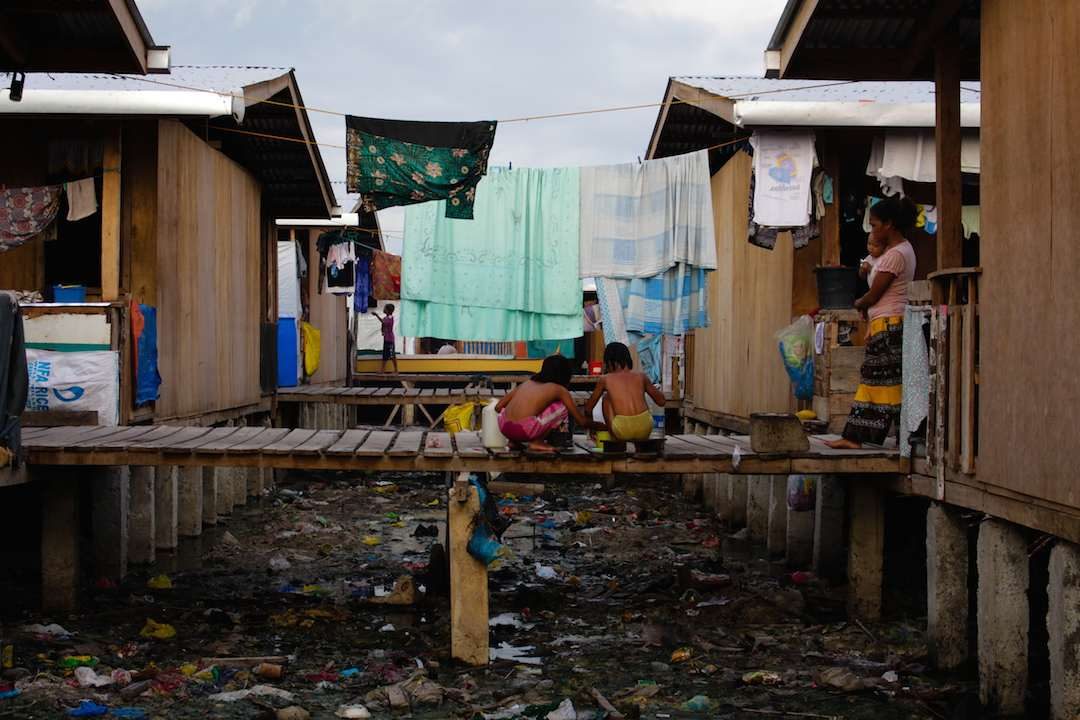 EVERYDAY. Living conditions at the Mampang Transitory Site. Photo by Joseph Suarez / Rappler