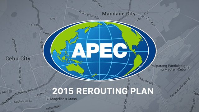 Cebu’s traffic rerouting for APEC events till Sept. 12