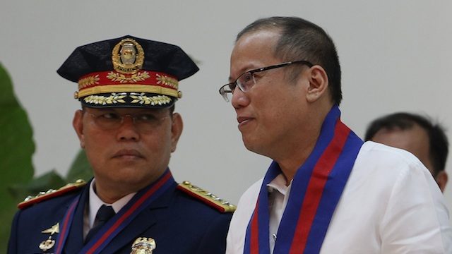 TRUSTED ONE. It took the President almost two weeks before deciding to let go of his good friend, former PNP Chief Alan Purisima. File photo by Robert Viñas / Malacañang Photo Bureau    