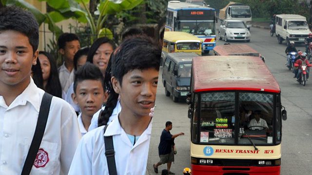 Bill seeks to institutionalize public transport discount for students