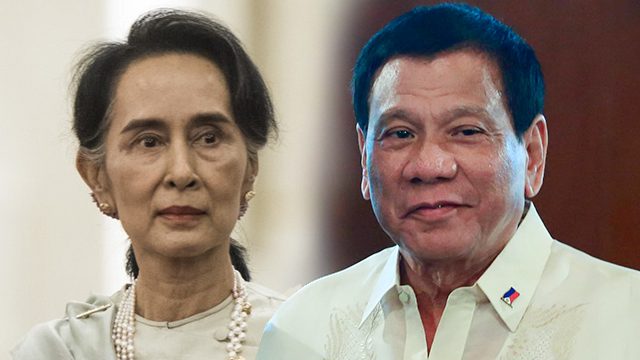 Duterte to meet Aung San Suu Kyi in Myanmar