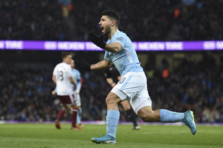 Aguero’s double keeps Man City’s FA Cup hopes alive