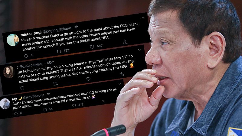 ‘Ano’ng plano?’ Netizens baffled after Duterte public briefing