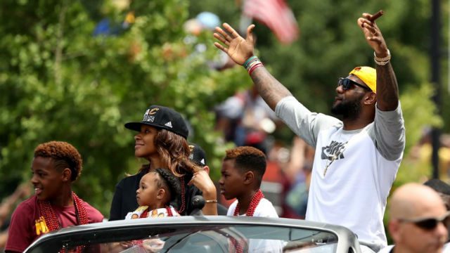 Cleveland celebrates Cavs with huge NBA victory parade