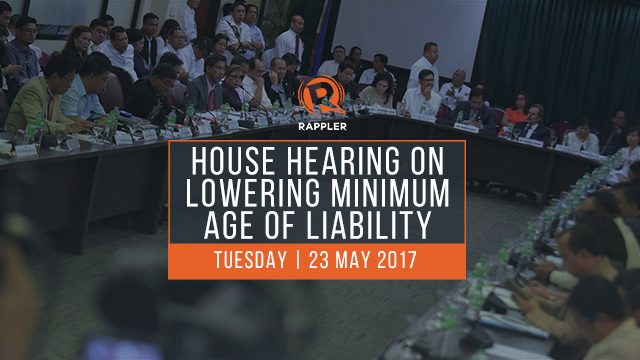 LIVE: House hearing on minimum age of criminal liability