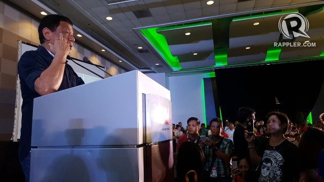Duterte: I won’t be dictator, just hardliner on crime