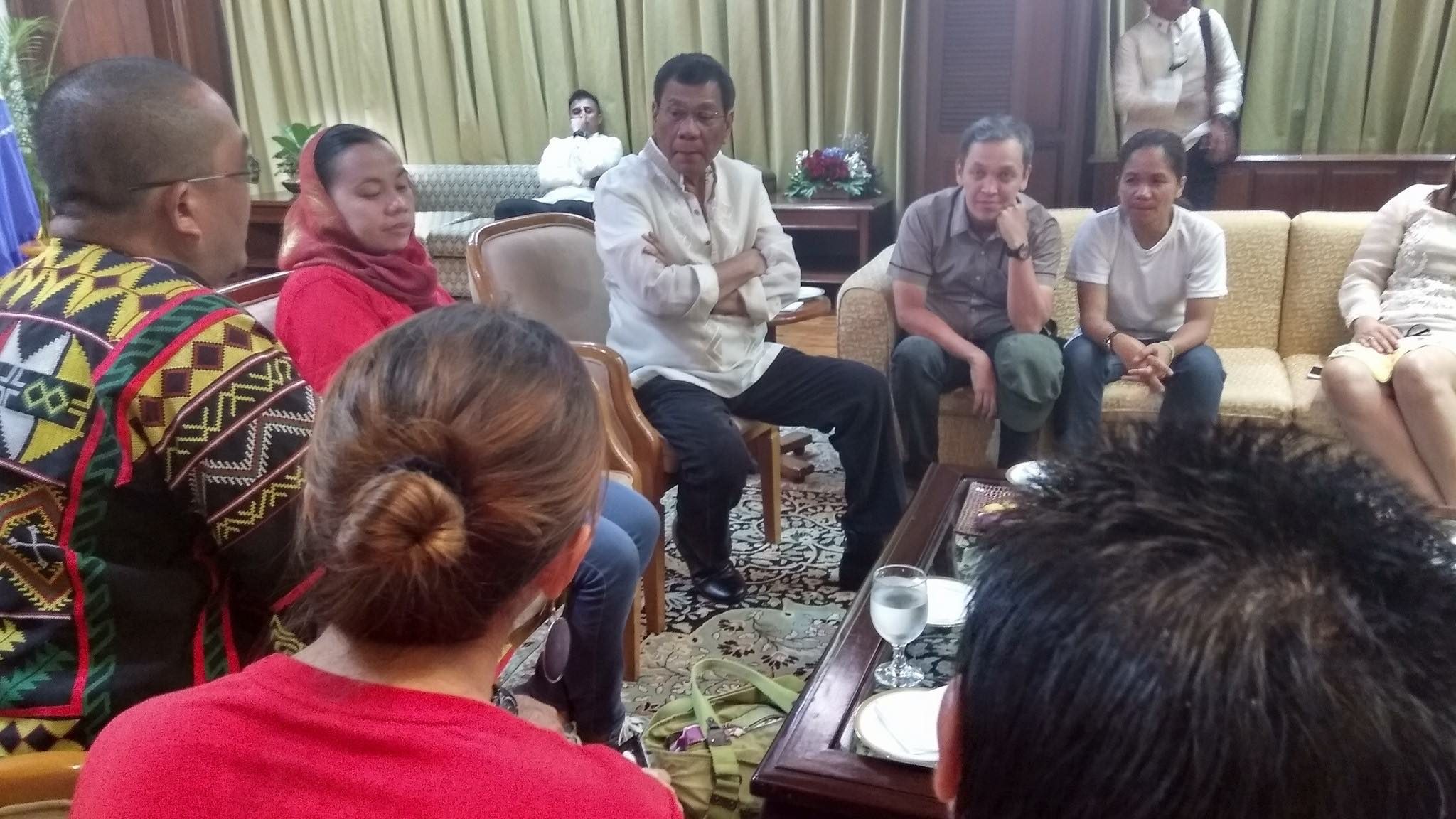 Duterte meets with Lumad, Muslim leaders after SONA