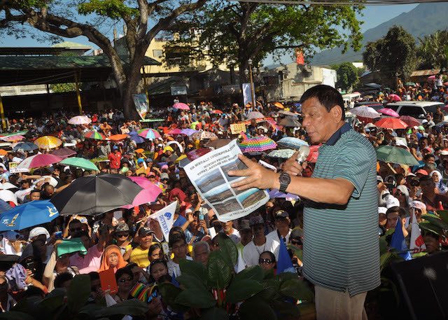 Rodrigo Duterte | 2016 elections | Photo from Duterte media bureau