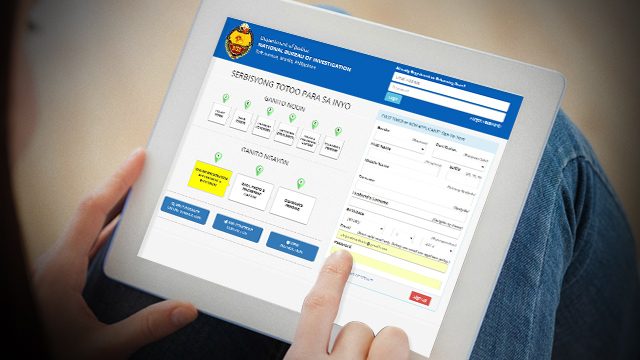 You can now apply for NBI clearance online