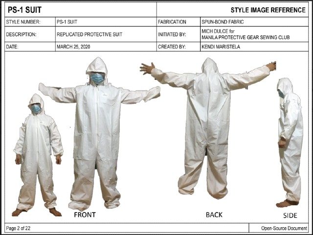 Fashion designers, Vice President’s office create open-source protective suit design