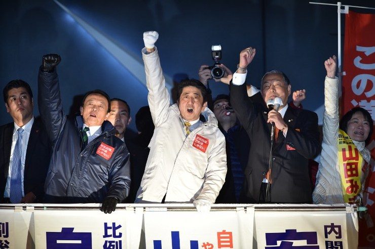 Japan’s Abe re-elected easily despite low turnout