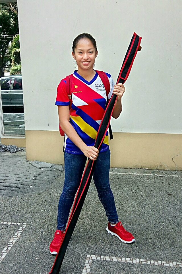 MOTIVATED. Cherry May Regalado uses her tough experiences to motivate her as an athlete. Photo from Regalado 