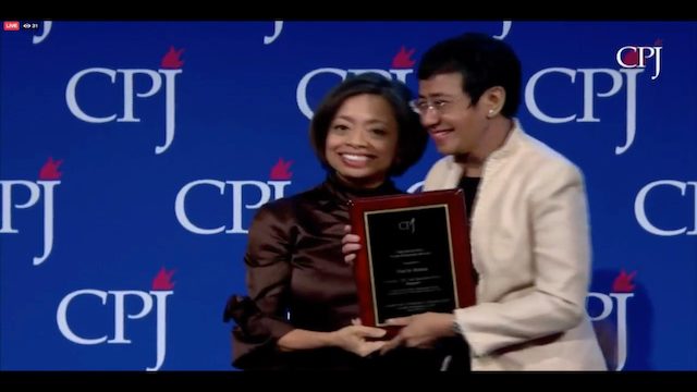 WATCH: Sheila Coronel introduces Maria Ressa at the CPJ 2018 awards