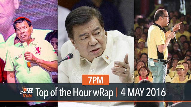 #PHVote Top of the Hour | 04 May 2016, 7PM