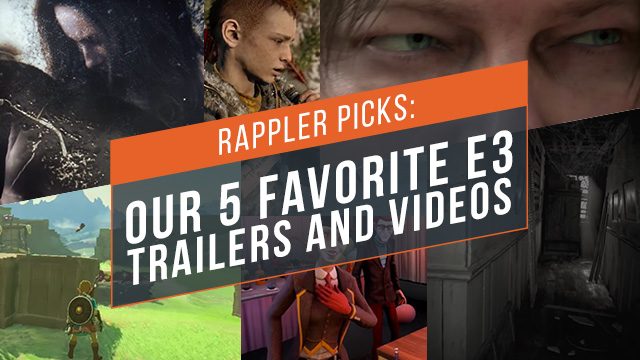 Rappler picks: Our 5 favorite E3 trailers and videos