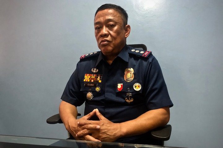 OFFICER-IN-CHARGE. Colonel Hermogenes Cabe is just a little over a week into leading the Muntinlupa City cops when Fredric Santos was gunned down. Photo by Rambo Talabong/Rappler 