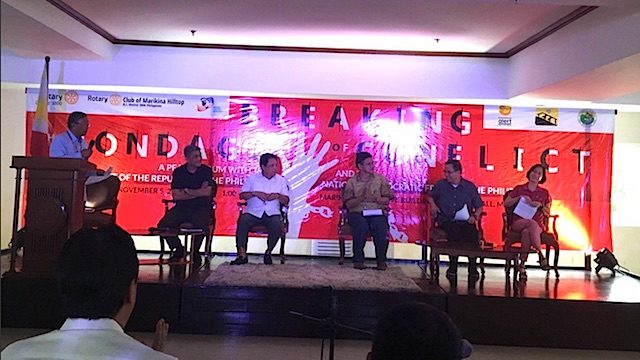 Marikina leads efforts to promote gov’t talks with communist rebels