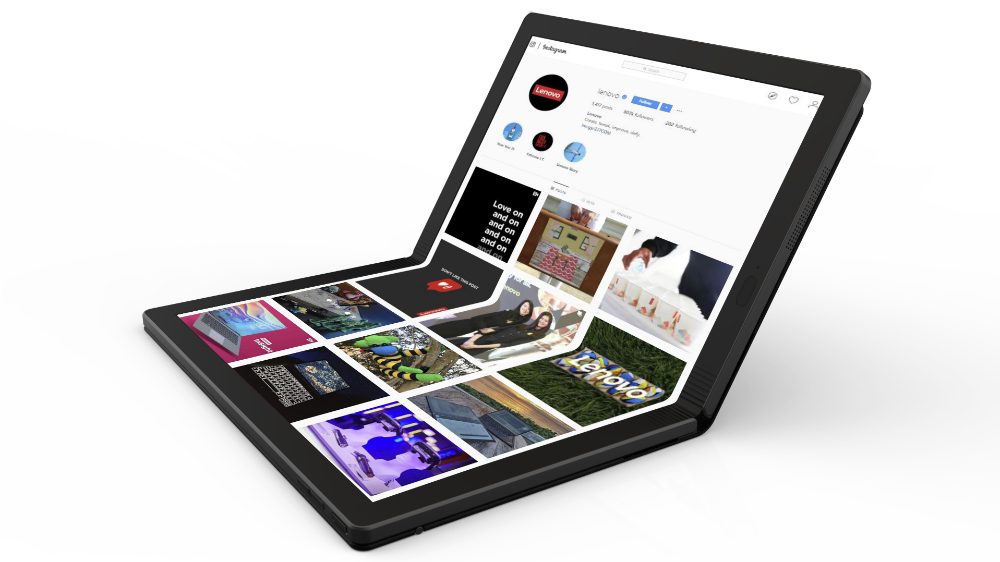 Lenovo introduces foldable-display laptop