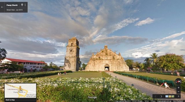  PAOAY CHURCH IN STREET VIEW