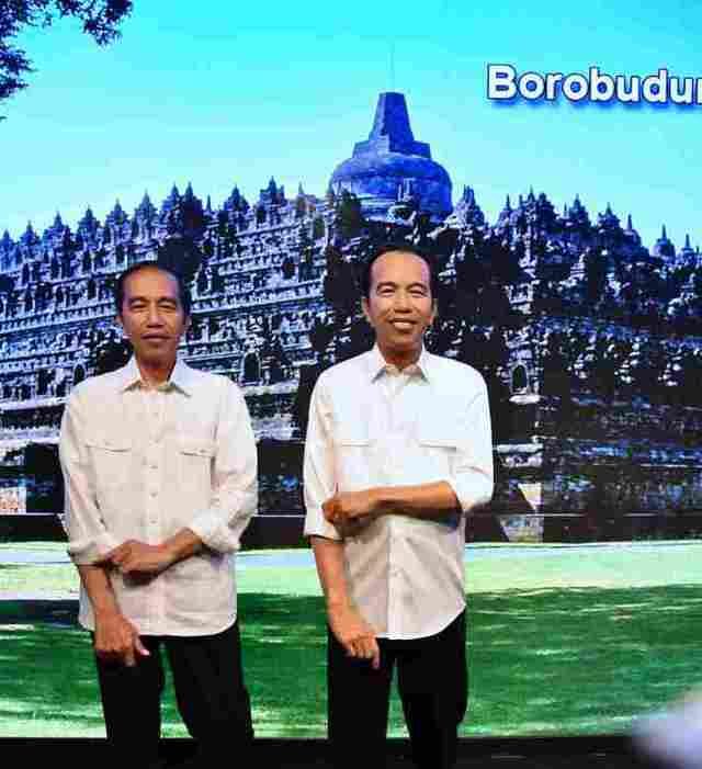 Patung Jokowi di Museum Madame Tussauds kini pakai batik