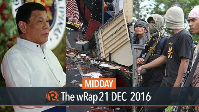 Duterte and human rights, U.S. and Mindanao, Berlin attack | Midday wRap
