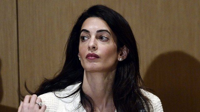 ARREST THREAT. Amal Clooney tells The Guardian Egypt warned to arrest her if she released a report critical of the Egyptian judiciary. File photo by Louisa Gouliamaki/AFP 