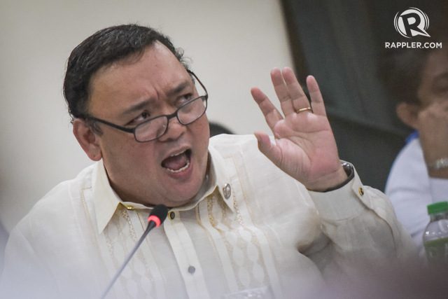 Roque threatens to throw ‘hollow blocks’ at Duterte critics