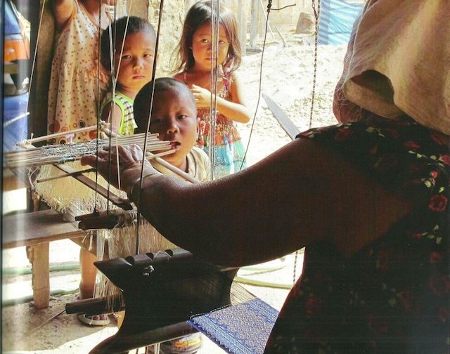 HERITAGE. The revered art form of silk weaving has been passed on from mother to daughter in Lao families. Photo courtesy of the Ramon Magsaysay Foundation  