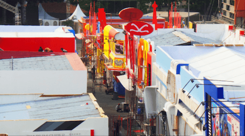 Persiapan Jakarta Fair 2015. Foto dari Jakartafair.co.id 