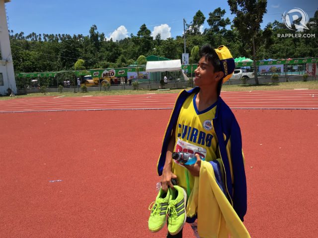 Central Visayas athlete aims to make his overseas dad happy