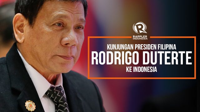 LIVE BLOG: Kunjungan Rodrigo Duterte ke Indonesia