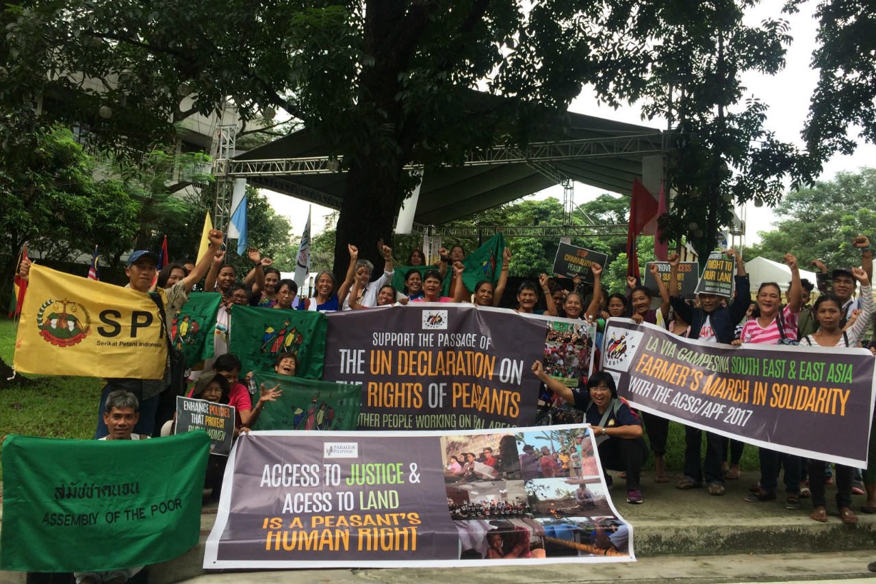 Farmers urge ASEAN members to adopt UN Declaration on peasant rights