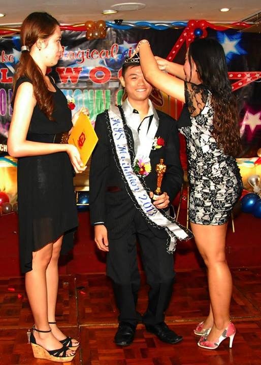 GREAT PERSONALITY. Daniel won Mr. Junior Prom 2013 at his high school prom night. Photo from Daniel's Facebook page