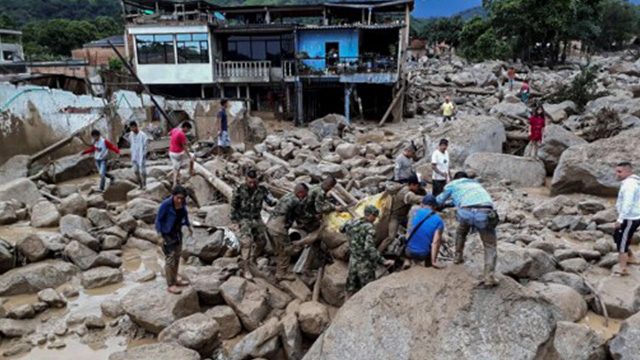 Toll from deadly Colombia mudslide hovers at 200 amid frantic rescue efforts