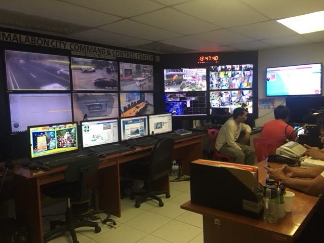 COMMAND CENTER. Malabon City's command and control center gives responders a bird's eye view over the city's disaster-prone areas. Photo by Ralf Rivas/Rappler 