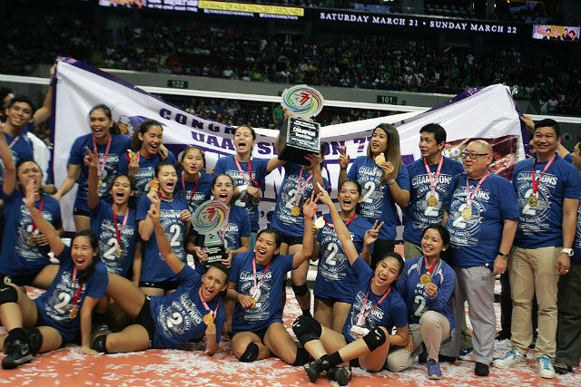 IN PHOTOS: Ateneo Lady Eagles win back-to-back UAAP titles