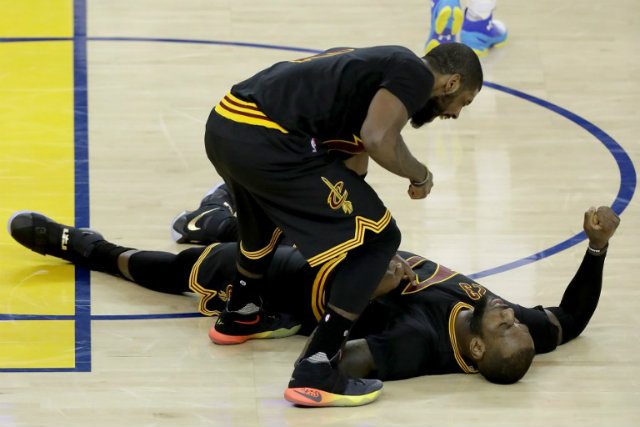WATCH: LeBron, Irving combine for 82 points as Cavs win Game 5