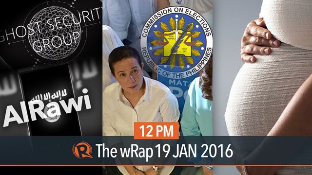 Poe vs Comelec, approved PH bills, ISIS Android app | 12PM wRap