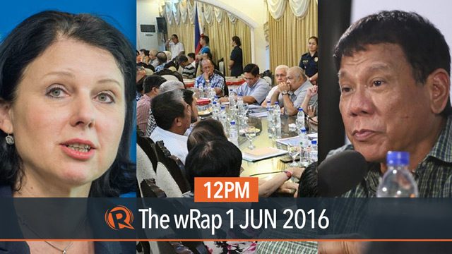 Duterte on Robredo, PH journalists, EU on hate speech | 12PM wRap