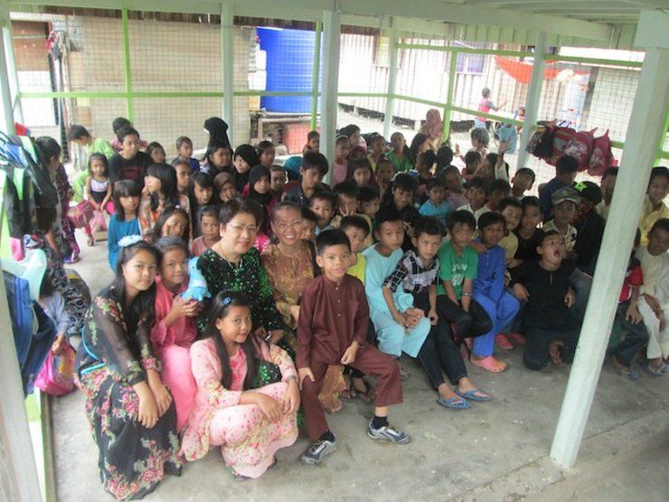 MAKESHIFT SCHOOLS. Vision of Hope Learning Center in Keningau, Sabah. Photo provided by Vision of Hope Learning Center