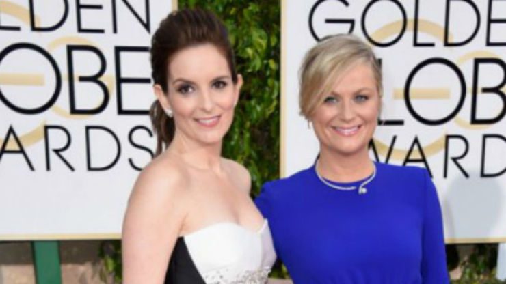 Tina Fey and Amy Poehler on North Korea, Bill Cosby at Golden Globes 2015