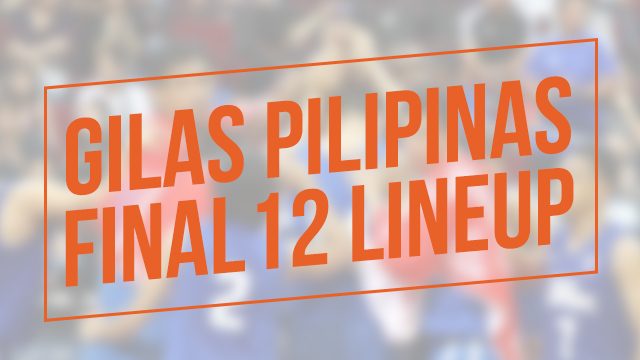 Gilas Pilipinas 12-man roster for SEABA revealed