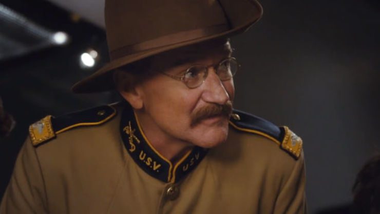 ROBIN WILLIAMS. The late actor in one of his final roles for the big screen. Screengrab from YouTube