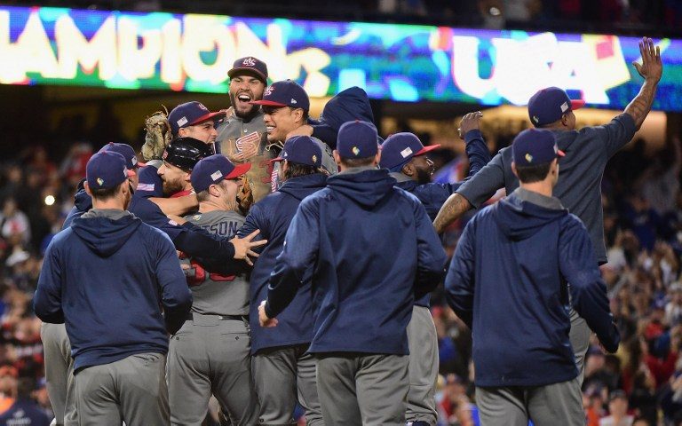 US clobbers Puerto Rico to win first World Baseball Classic title