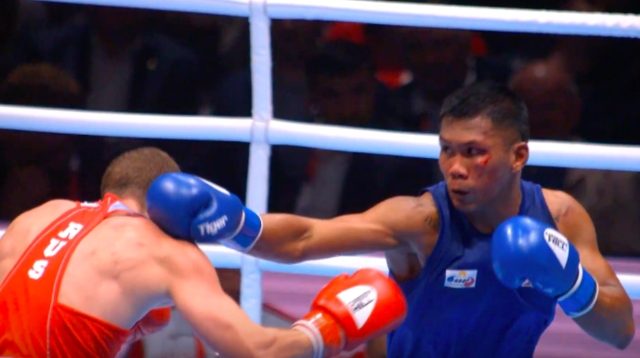 Marcial settles for silver in World Boxing Championships