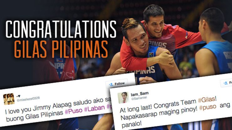 ‘Congrats Gilas’ tops worldwide trends after victory