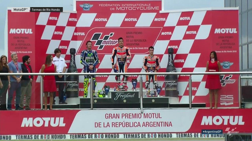Hasil MotoGP Argentina: Marquez terdepan, Rossi runnerup