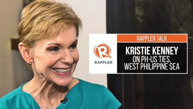 Rappler Talk: Kristie Kenney on PH-US ties, West Philippine Sea