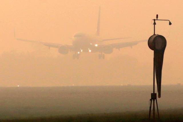 Hingga Oktober, 430 penerbangan Bandara Soekarno-Hatta batal akibat asap