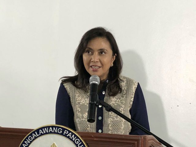 Robredo declares she will lead, unite opposition vs Duterte